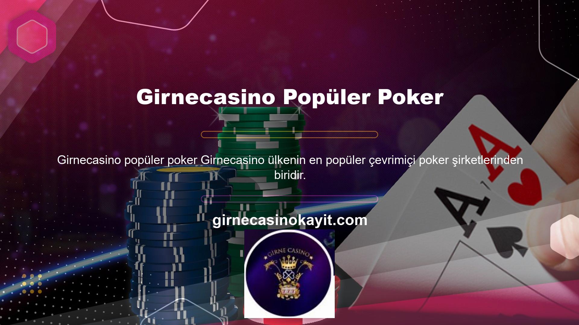 Girnecasino Türk slot oyunları oynayan insanlar için güvenilir ve sevilen bir casino sitesidir